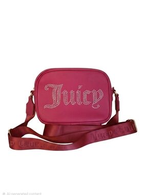 Juicy Couture Hot Pink Crossbody Camera Bag
